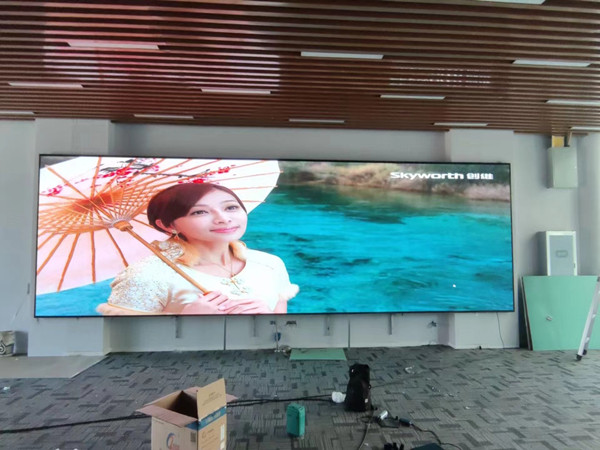 西藏P1.53led小间距屏安装案例